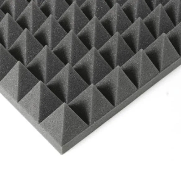 Papel tapiz de fábrica de espuma insonorizante panel 3D de la pirámide de sonido acústico de espuma de absorción de sonido de instrumentos para la Oficina Studio insonorizadas