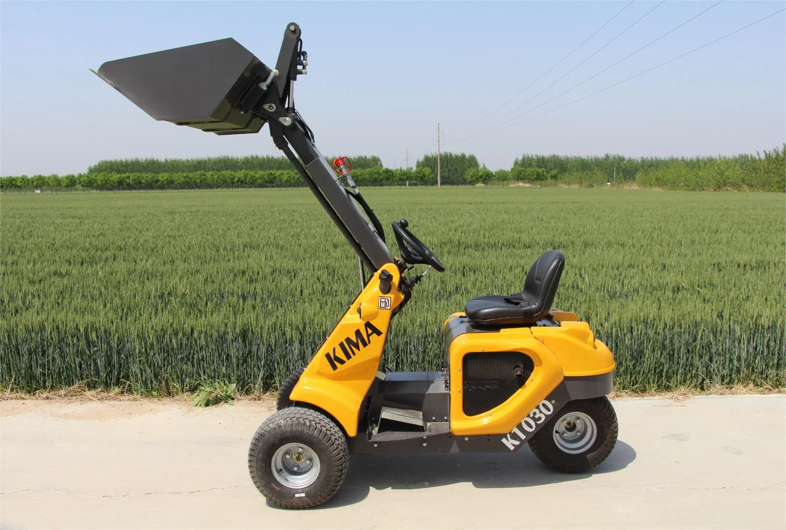 China Wheeled KIMA K1030 Euro 5/EPA4 CE Engine Mini Wheel Loader hot sale