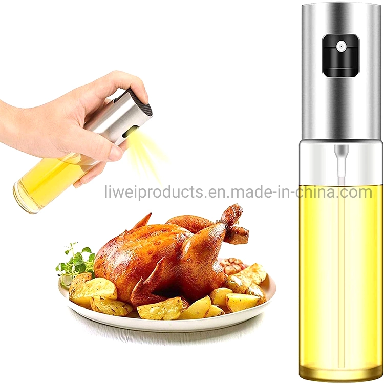 Food-Grade Glass Kitchenware Oil Mist Sprayer for Grilling, Baking