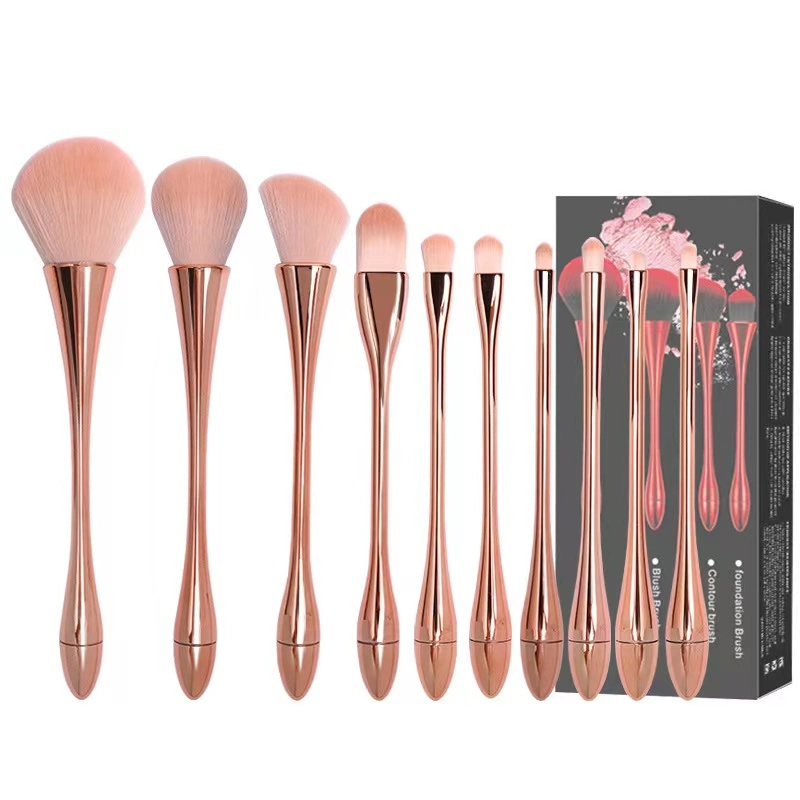 Diseño de la cintura pequeño conjunto de cepillos de maquillaje maquillaje Brush set completo de herramientas de belleza Paquete de 10 pinceles de maquillaje