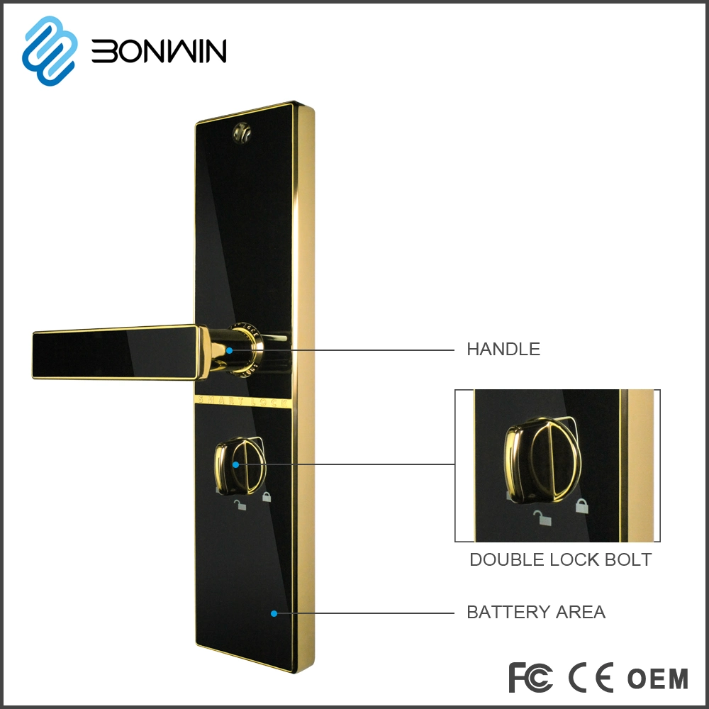 Bonwin TCP / IP Tarjeta Mifare Cerrradura de Hotel con Función de Control Remoto (BW823BG-S)