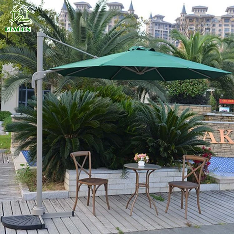 Outdoor Patio étanche noir plage Sun Garden couvercle parapluie parapluie de plage