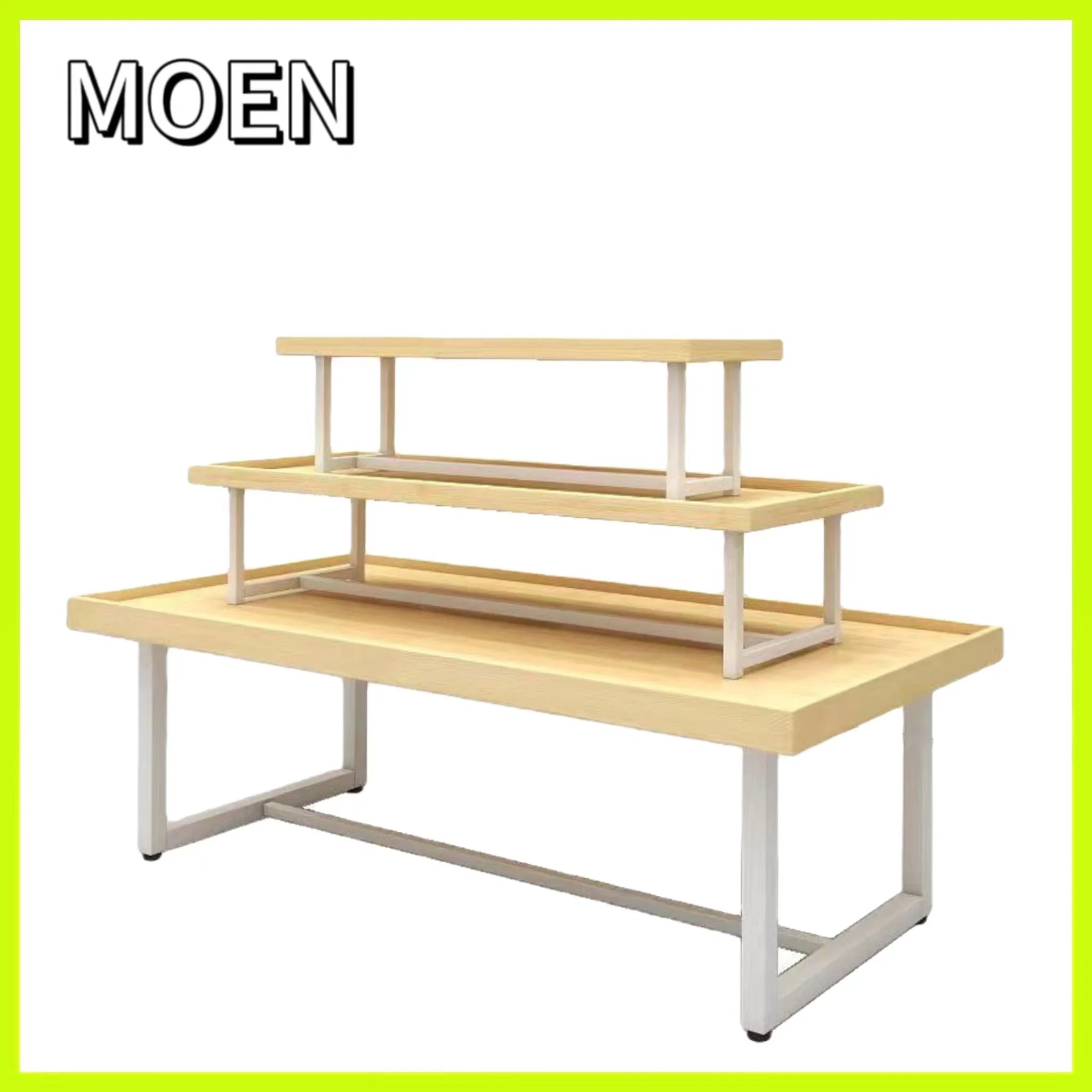 Wholesale/Supplier Retail Display Tables Shopfitting Furniture Wood Store Nesting Table Display Shelf