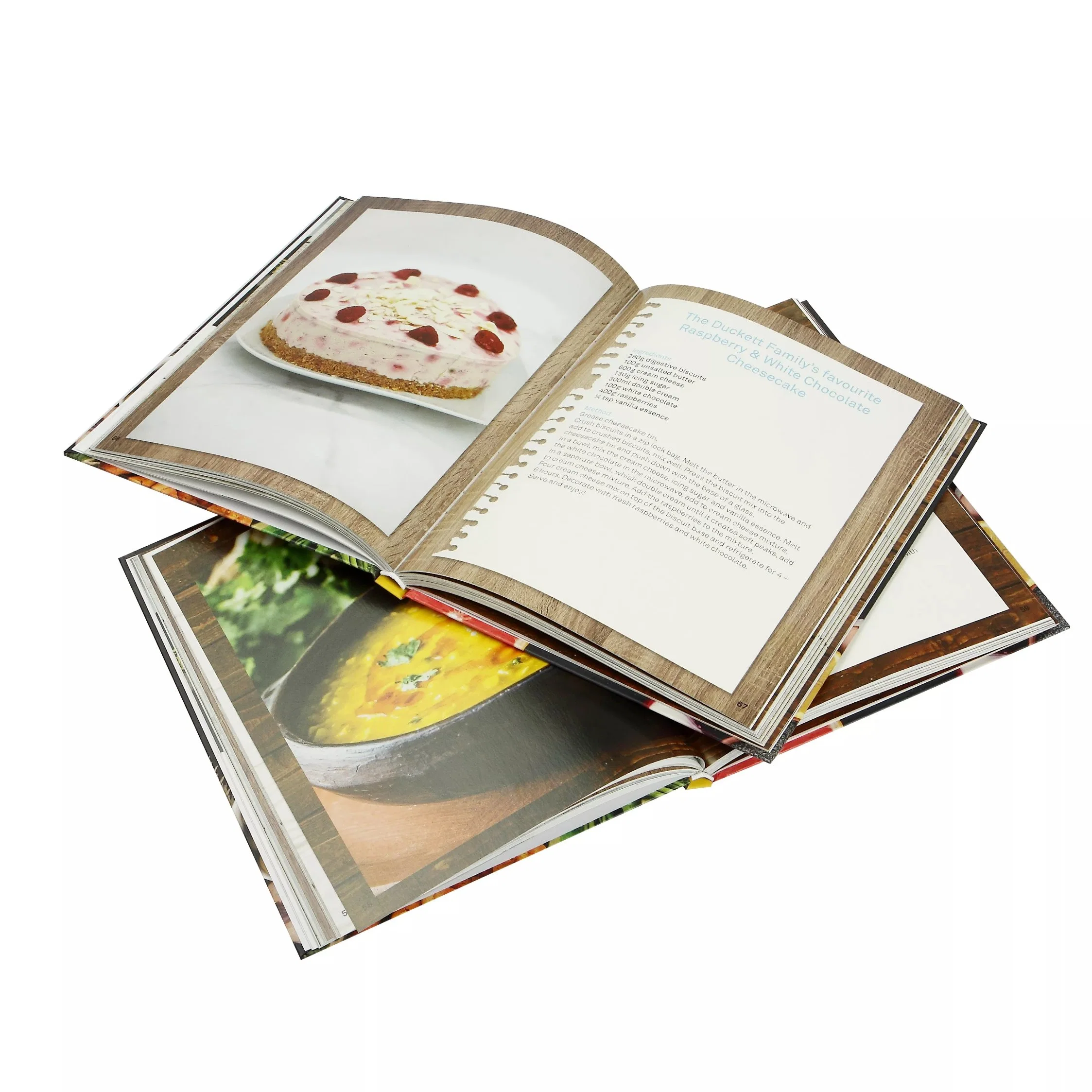 Cheap Hardcover Coffee Table Cookbook Printing Booklet Book for Children