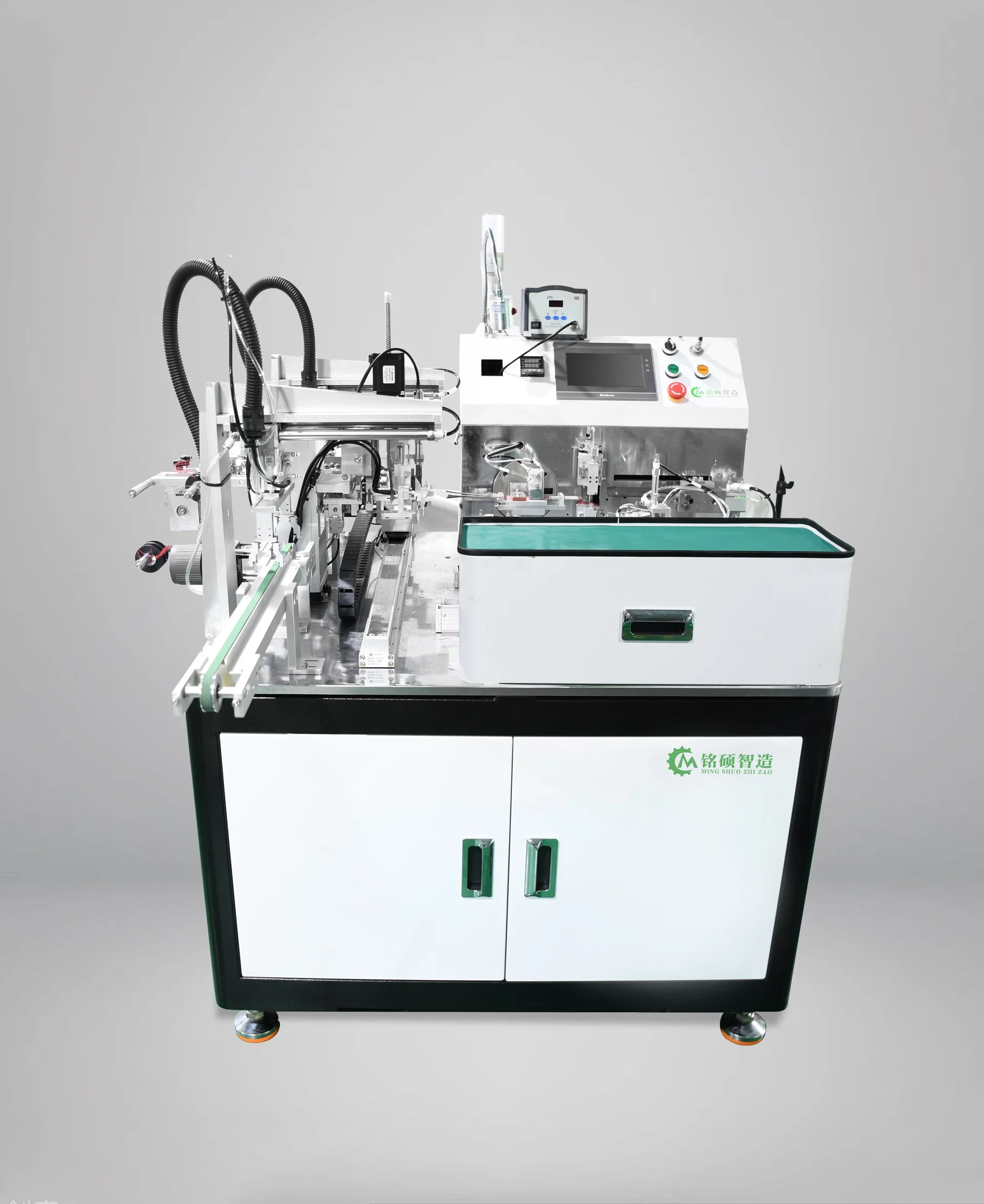 Factory Made Fully Automatic Cable Wire Cutting Stripping Tinning Wire Soldering Machine