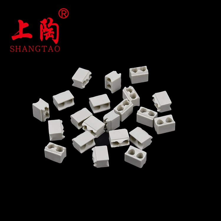 2022 Shanghai Gongtao 6mm 2holes Customized Alumina Zirconia Electrical Ceramic Plunger Ceramic Parts Insulator for Pump