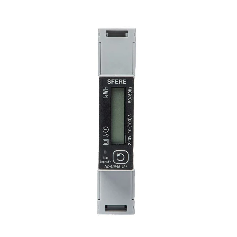 5-40A-Eingang, multifunktionales digitales einphasiges Wattmeter für DIN-Schienenmontage Energiemessgerät