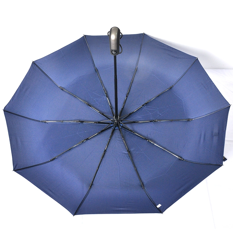 Eco Friendly entreprise cadeau publicitaire Parapluie noir promotionnel Portable Ouverture automatique Fermer parapluie pliable avec logo personnalisé