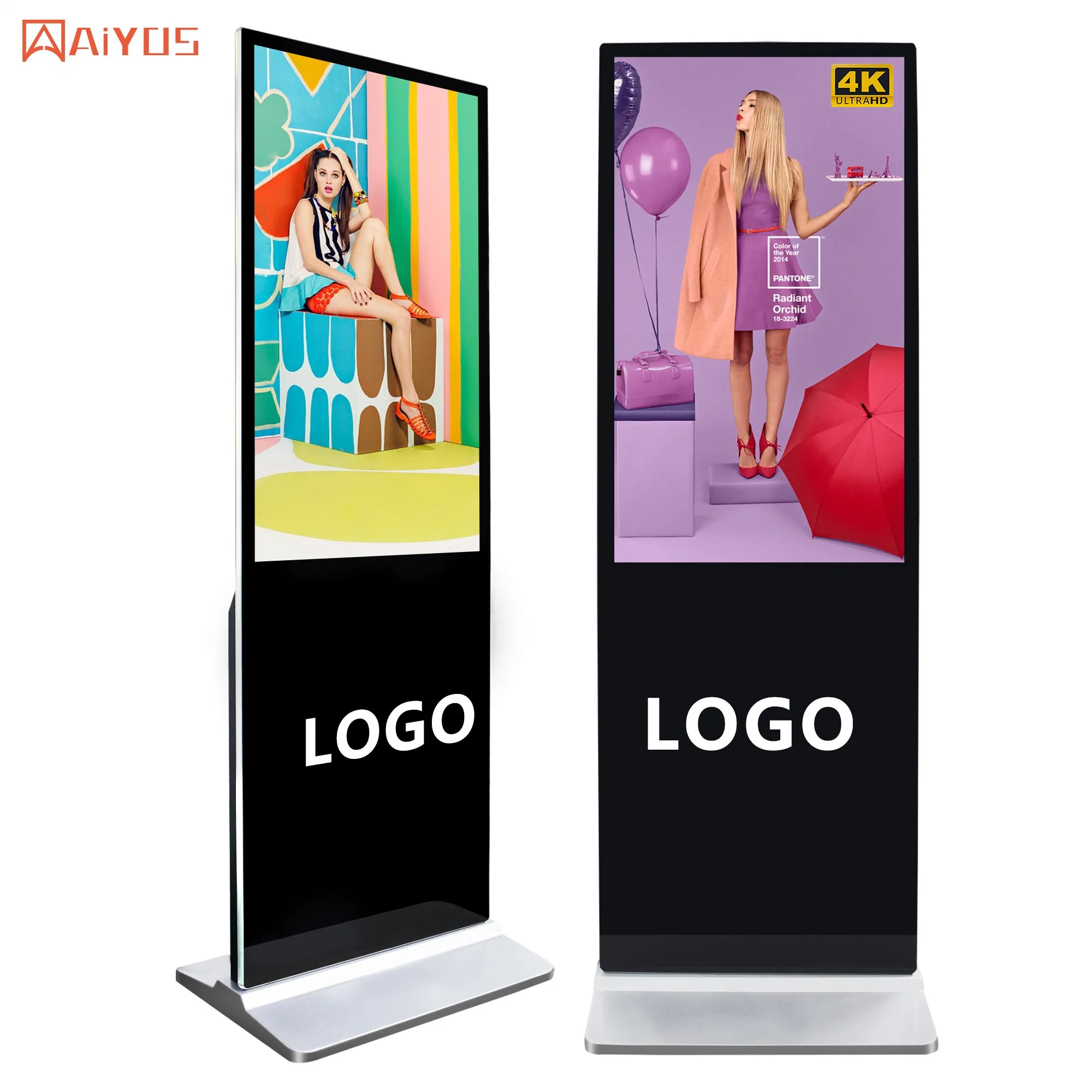 Tótem comercial LED Pantalla Pantalla Interactiva quiosco digital Vertical interior publicidad LCD TV