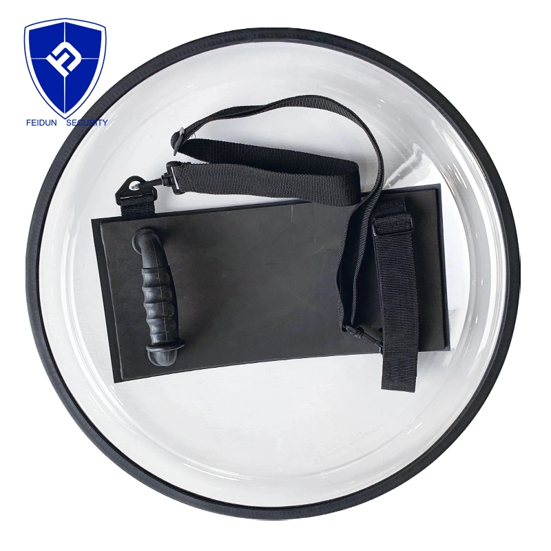 Impact Resistance Transparent Security Polycarbonate Round Anti Riot Tactical Shields