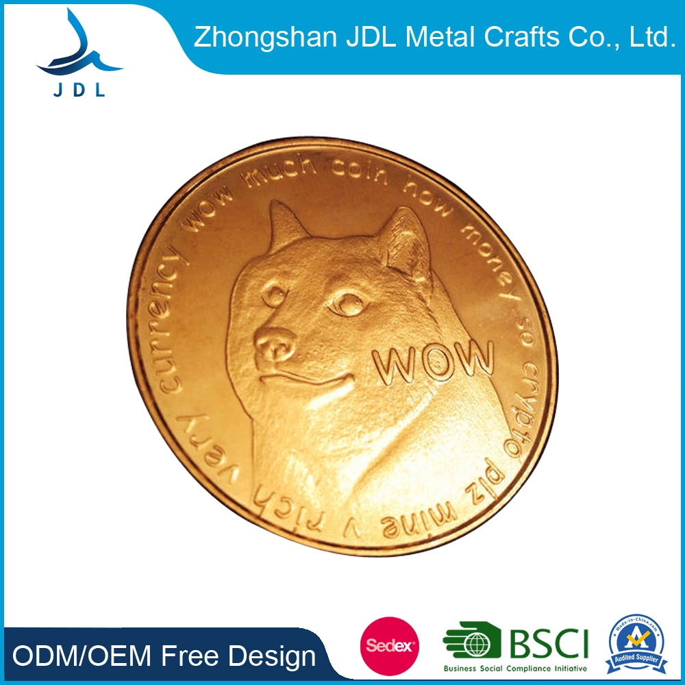 Beautiful Durable Custom Challenge Coin RFID Tag Medallion Crafts Coins with Diamond Edge Design (196)