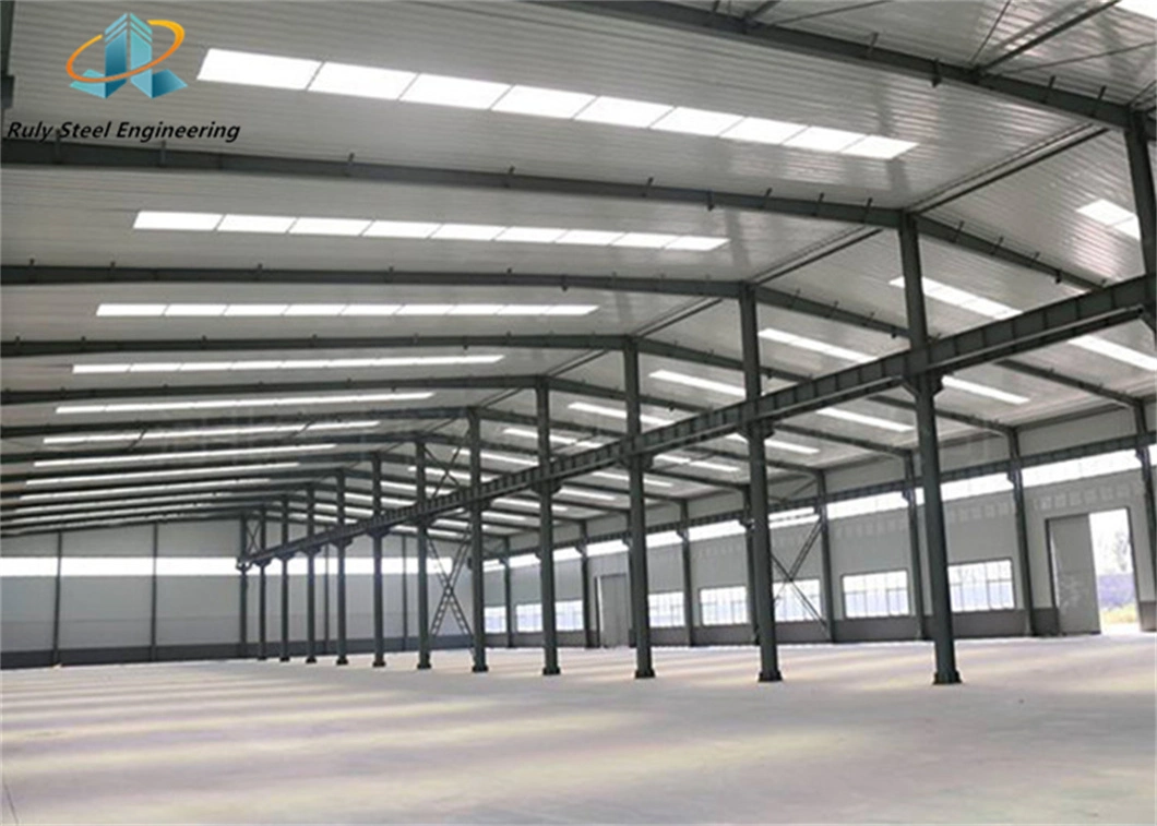 Edificio de almacén de estructura de acero modular prefabricado, ligero, fácil de montar y profesional