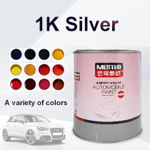 Good Weatherability Acrylic Car Paint Highly Metallic Auto Paint Autocoat HS 1K Fine White Silver Am203