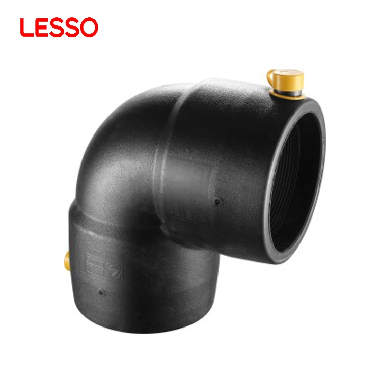 China Lesso PE100 Electro Fittings Factory for HDPE Water Supply Pipe E/F 90&deg; Equal Tee