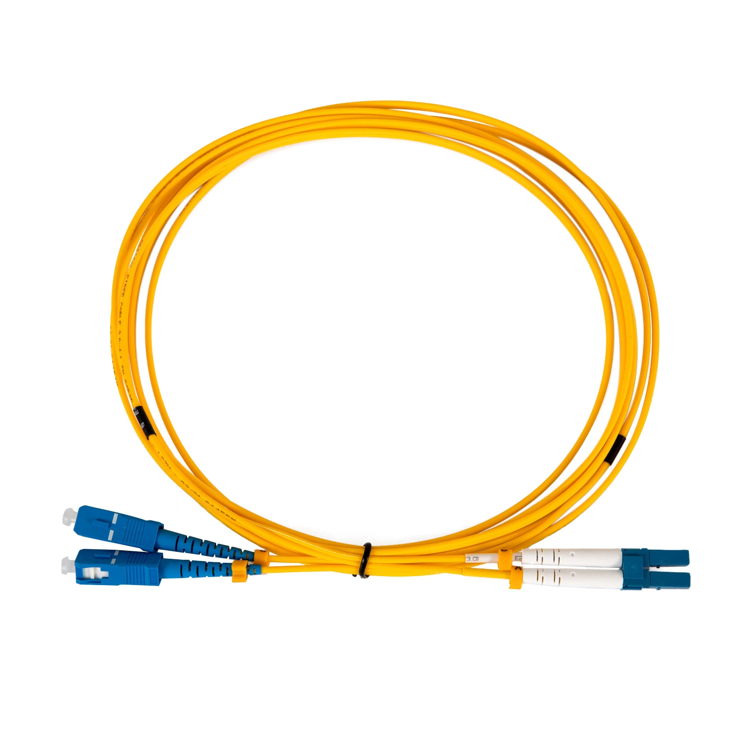 Fibra Óptica Cabo Jumper 2,0mm SC-LC/UPC APC Simplex modo único G652D venda quente single mode fiber optic patch Cor