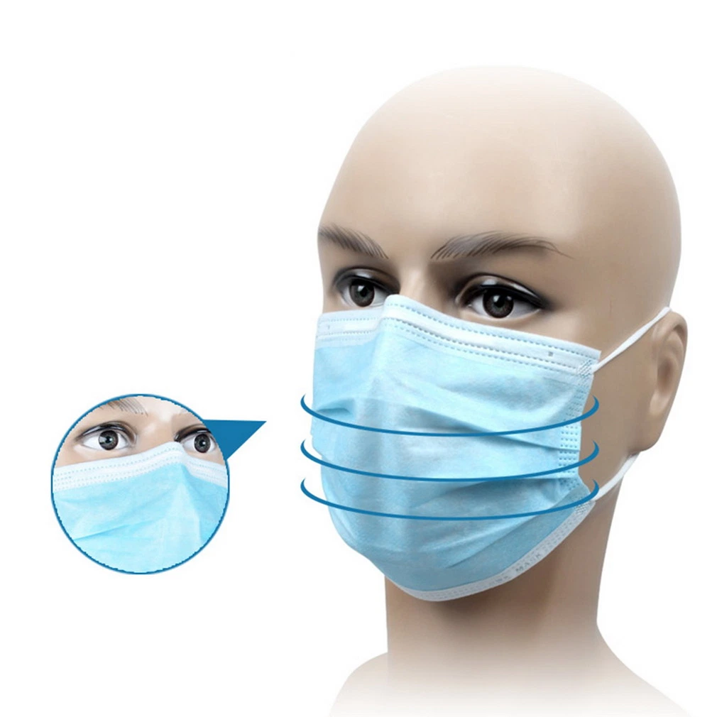 Вкладыши с обратной связью одноразовые медицинские пыленепроницаемость хирургических перед лицом во рту маски