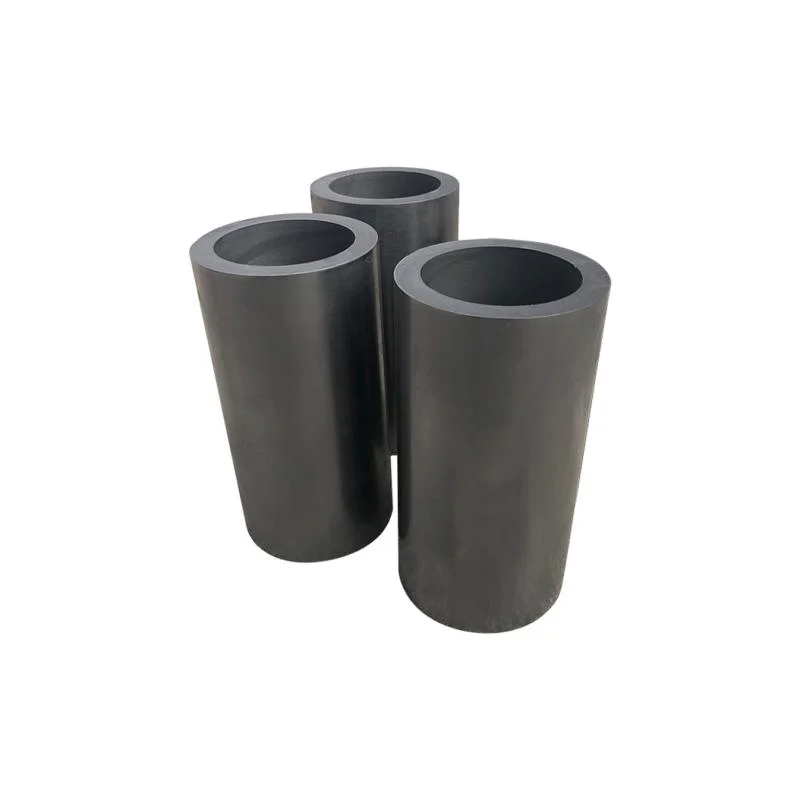 High Temperature Resistance Graphite Crucible Nonferrous Metal Refining High Purity Graphite Crucible