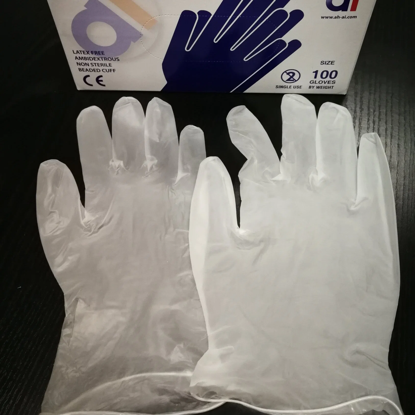 Clear Vinyl Nitrile Exam Wholesale Disposable Safety Protective Gloves for Medical Use