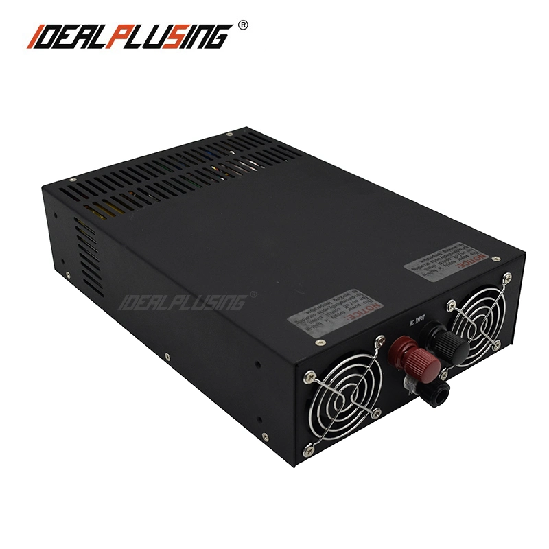 Alta potencia alta corriente SMPS 2000W 12V 200A 24V 100A Fuente de alimentación de 2500W LED de CC variable Fuente de alimentación de conmutación ajustable