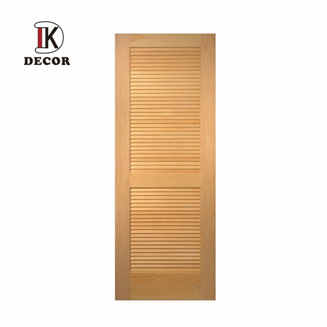 Chinese Manufacturer Wooden Closet Doors Black Wardrobe Swing Louvered Door