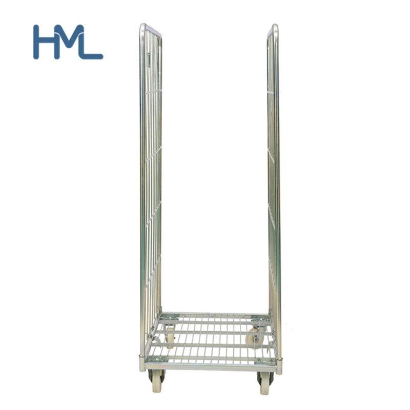 High quality/High cost performance  Foldable Storage Logistics Metal Wire Mesh Roll Cages