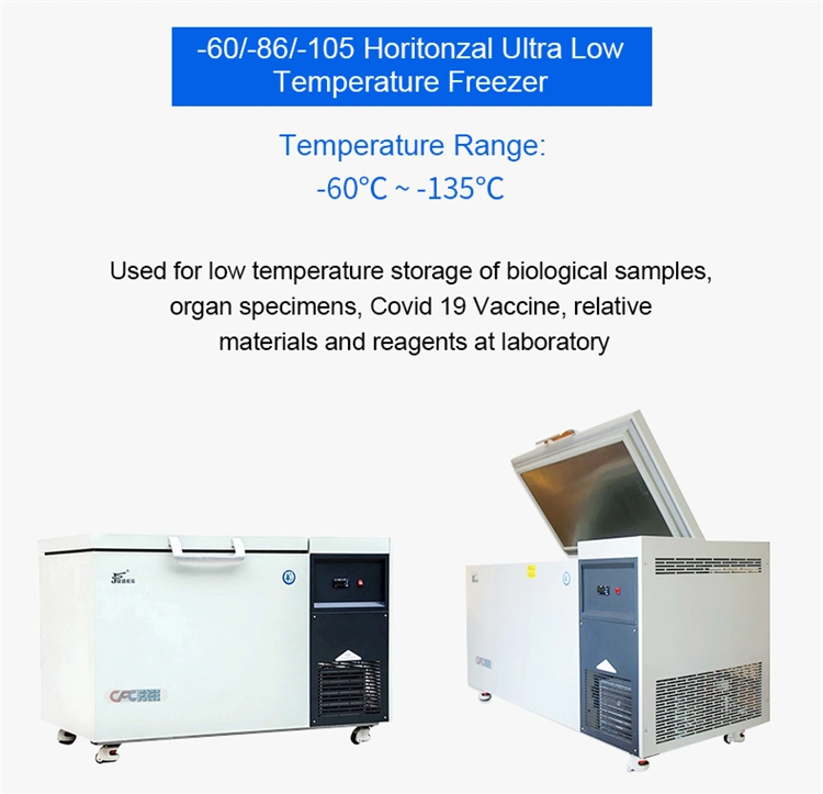 Vaccine Refrigerator Medical Lab Use Ultra Low Temperature Refrigerator Freezer Dw-60W300