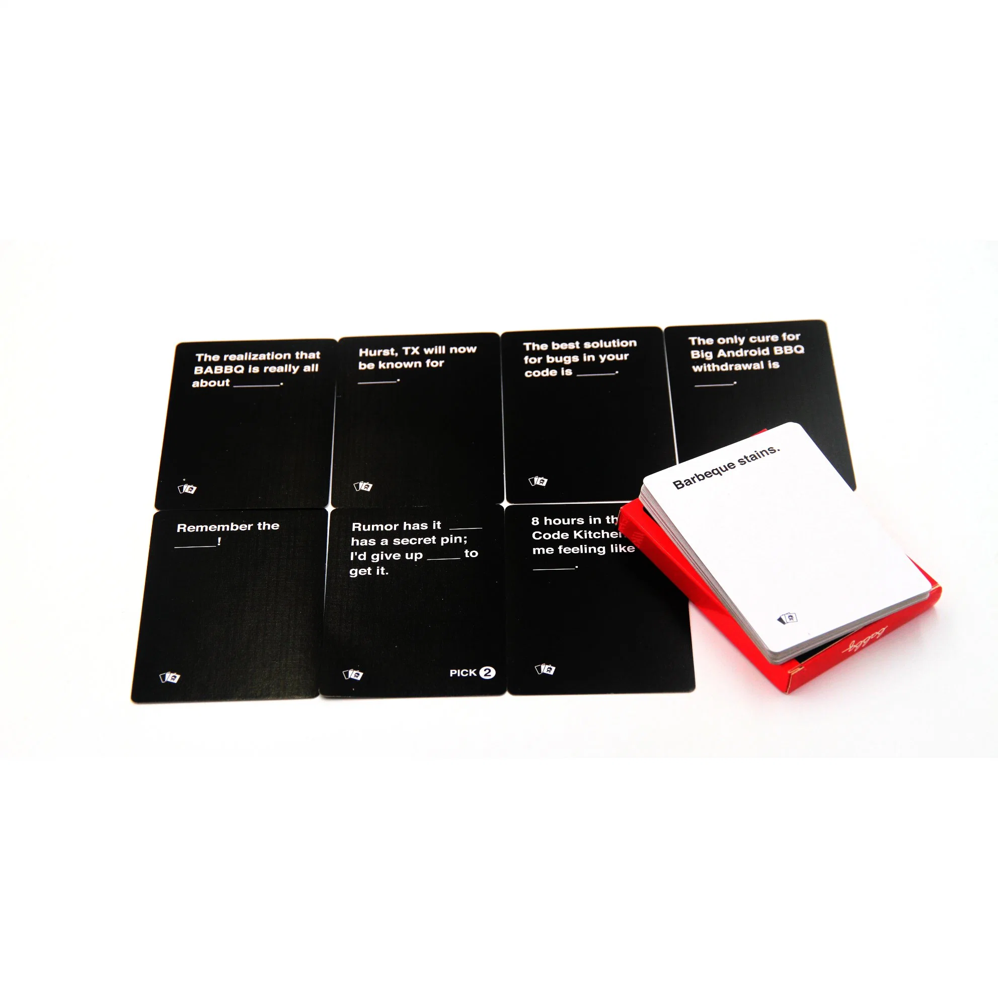 بطاقة اللعب المخصصة بطاقة الحزب لعبة بطاقة اللعب ، بطاقة ضد الإنسانية ، بطاقة اللعب