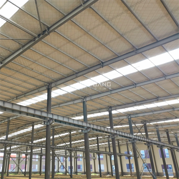 Sección H T235 T355 Estructura de acero galvanizado de almacenamiento Metalconstruction galpón Taller de almacén