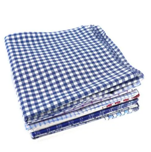 High quality/High cost performance  Hanky Men Striped Printing 100% Cotton Handkerchief