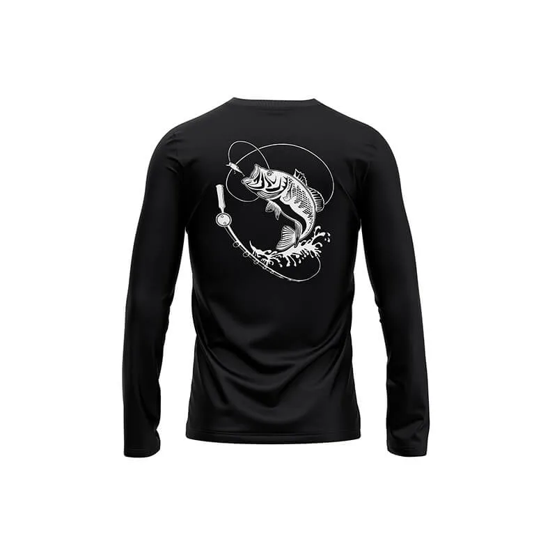Custom Made Sublimation Tournament Jersey Long Sleeve Outdoor T Shirts Fishing Wear
