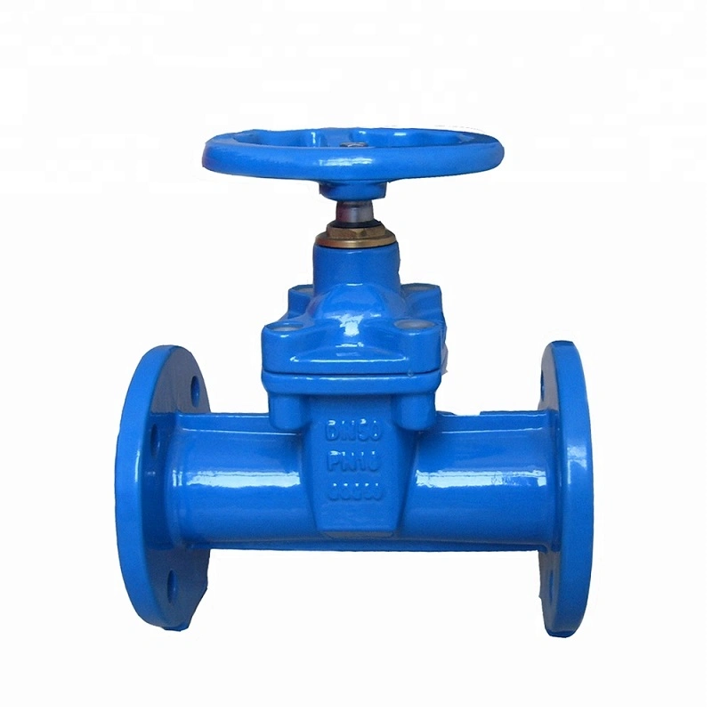 DIN F5 Series Gear Operation Carbon Steel Flanged End Type Non Rising Stem Gate Valve