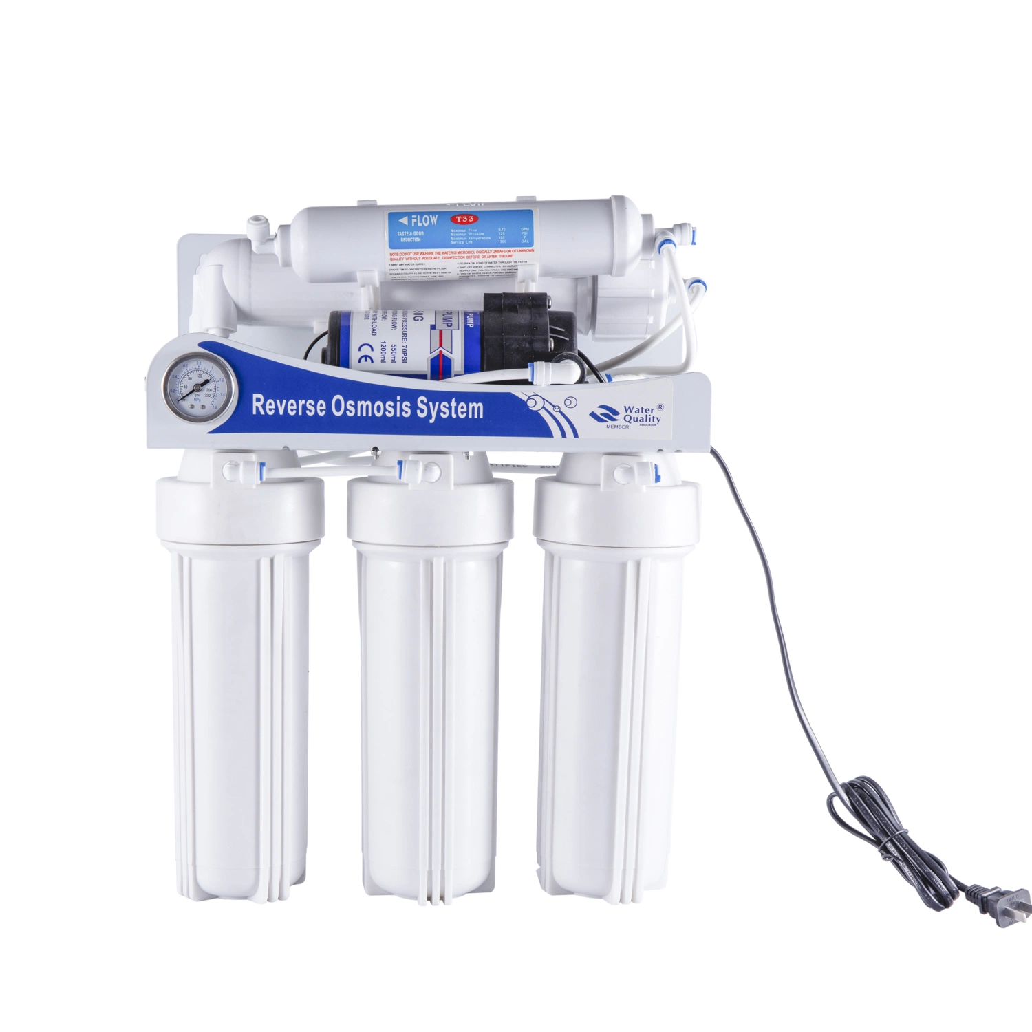 40 струнный картридж фильтра для струнной воды PP Yarn Pruifier Обратная система воды для оммоза, 5 этап