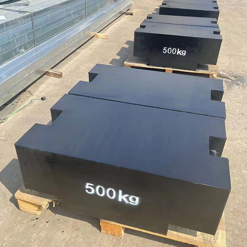 500kg M1 M2 Cast Iron Test Weight Block Mass Pesas