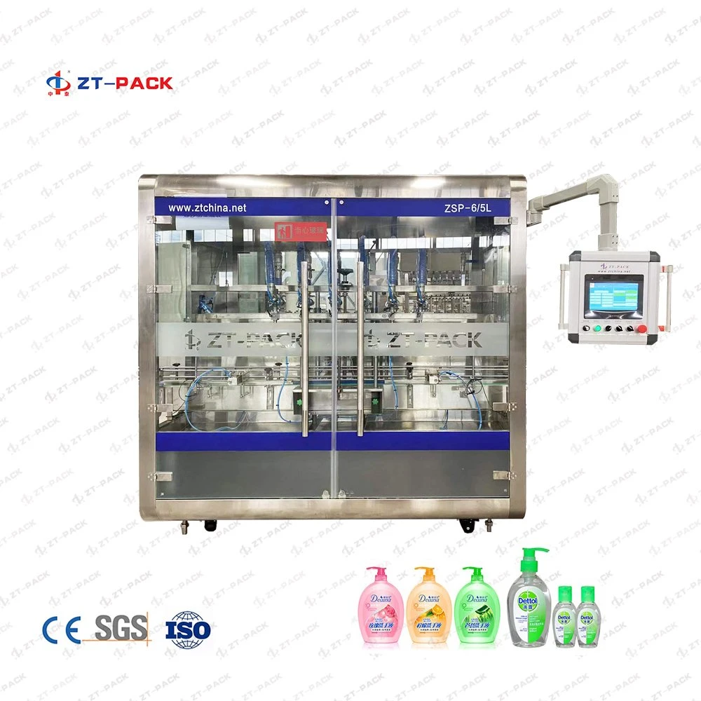 Automatic High-Capacity Bottle Liquid Soap Filling Sealing Machine Packing Machine