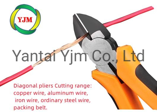 Professional Combination Pliers,Carbon Steel,Nickel Plated,PVC Handles,German&American Type,Diagonal Cutting Pliers,Hardware Tools,Wire Cutters Electrician Set