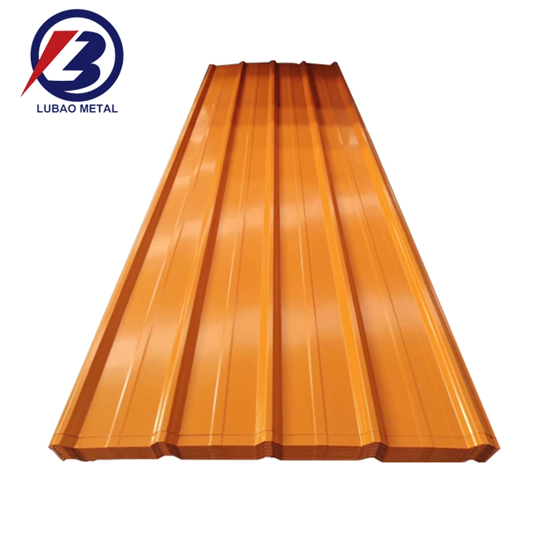 600-1500mm Corrugated Metal of PPGI Color Coated Roofing Sheet