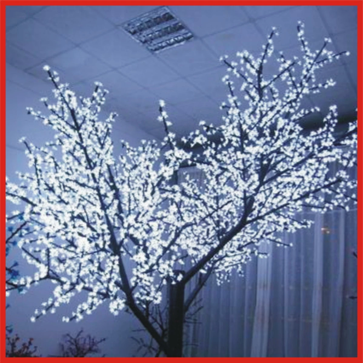 LED Artificial Wedding Tree Lights 24V 2.5m 1860LED 100W White Cherry Tree