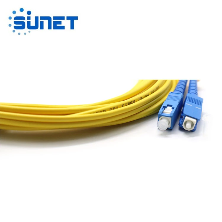 LC/Upc Sc/Upc Patchcord G657A1/G657A2 Sm FTTH Flat Fiber Optic/Optical Drop Wire Cable Patch Cord