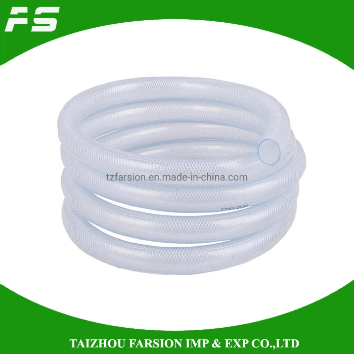 Food Grade Non Smell Plastic Fiber Reinforced Flexible Water Supply PVC Nylon Braided Hose