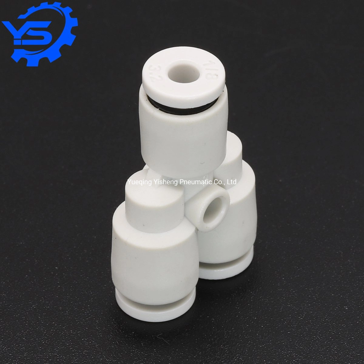 Py Series Direct Way Push in to Connect Compact Equal Yee Pneumatic Plastic Quick Connecting Fitting One Touch Tube Fittings Mini Type