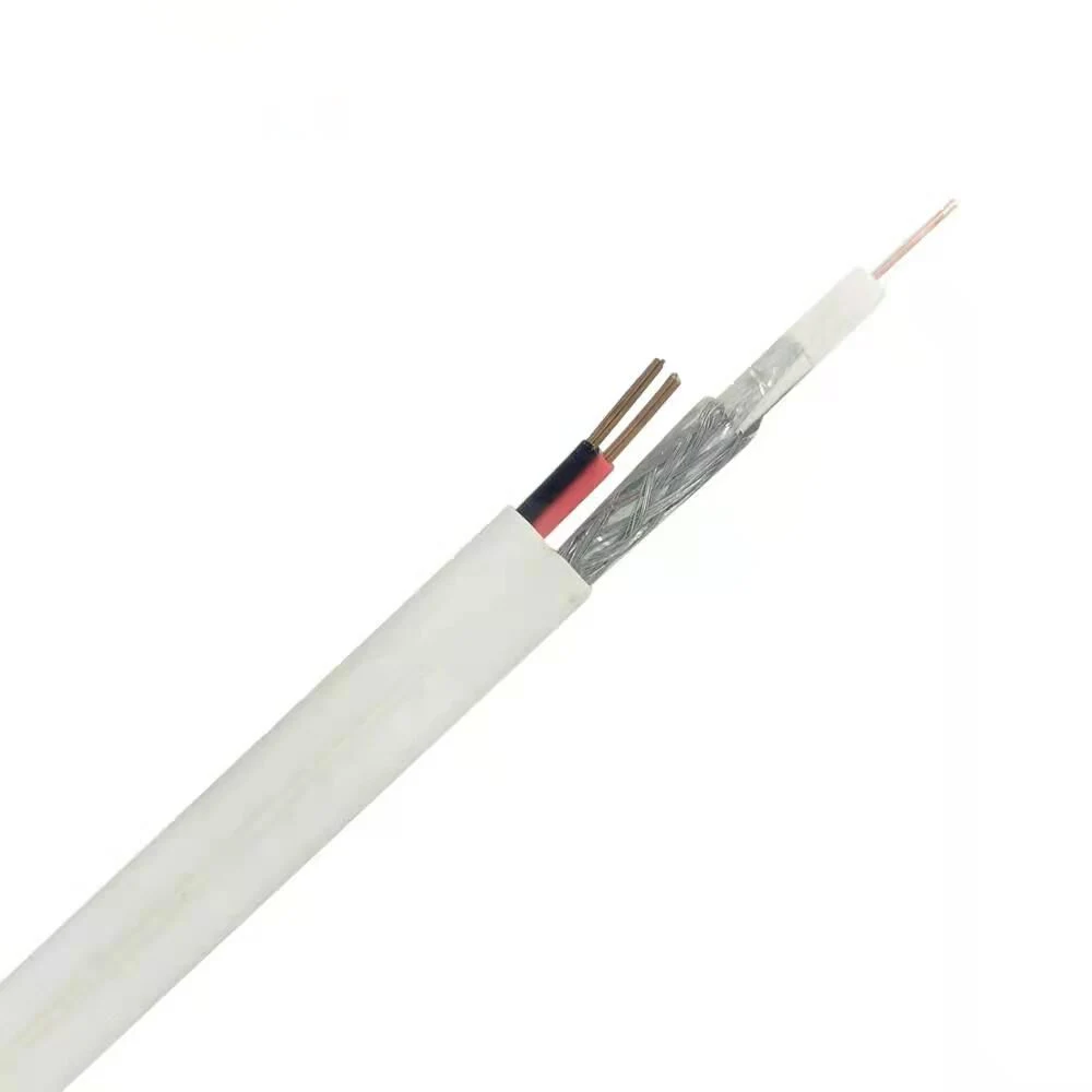 competitive price rg6 2C power coaxial cable wire for CCTV communication