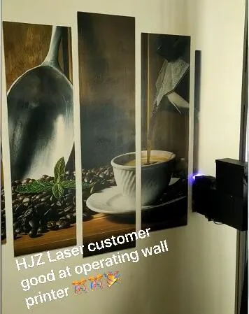 Hjz 3D UV Digital Canvas Arte decoración de la pared de la máquina de impresión Impresora de pared de lápiz