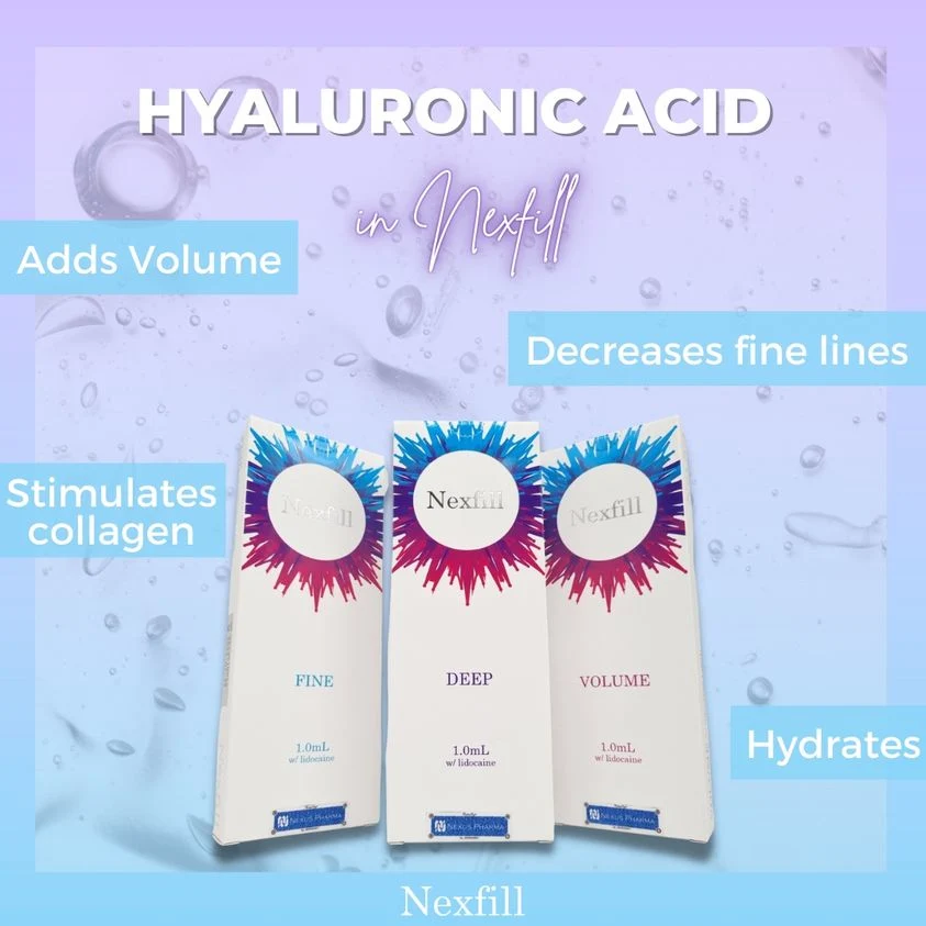 2023 Nexfill Ha Injectable Cross Linked Hyaluronic Acid Injection Skin Beauty Care Products Monalisa Sosum Revolax