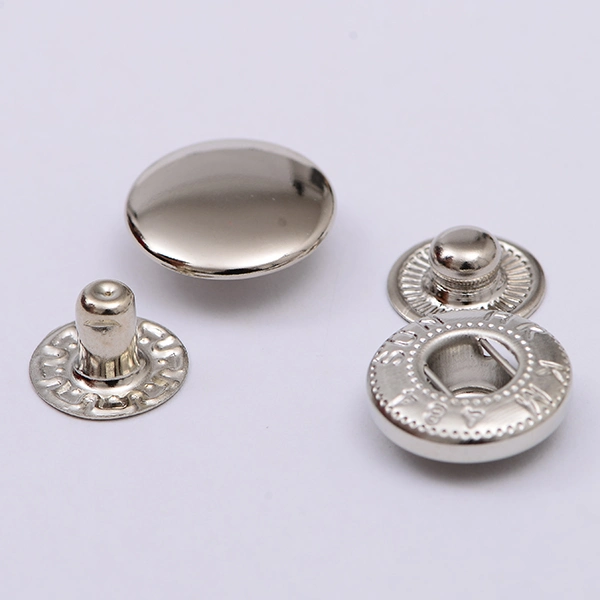 Customize 4 Parts Snap Button W Style for Garment Accessories