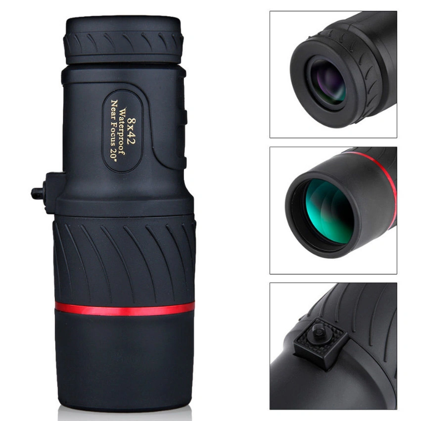 Visionking Super Portable Bright & Clear Monocular Telescope K 8X42 Bak4 Telescope Spotting Scope