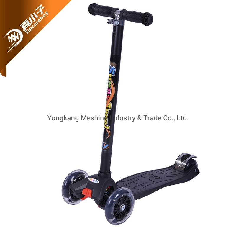 Factory Direct Wholesale Water Transfer Graffiti Children Scooter Foldable PU Wheel Kids Scooter