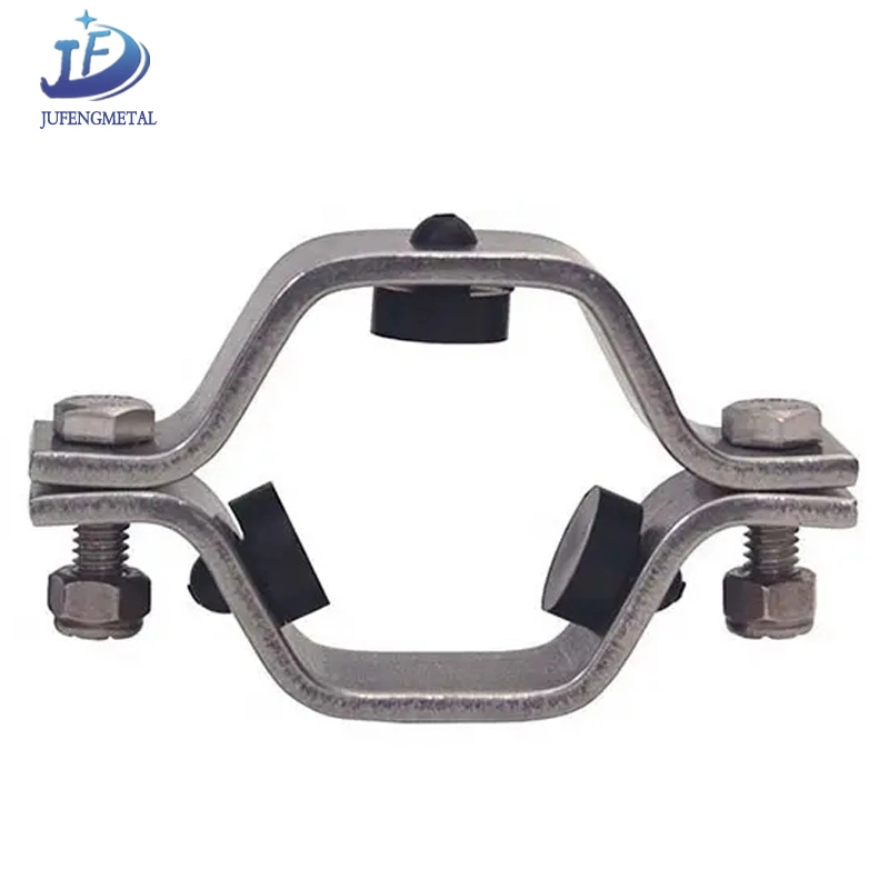 Customized Sheet Metal Fabrication Carbon Steel Metal Stamping Hardware Hexagon Pipe Hanger