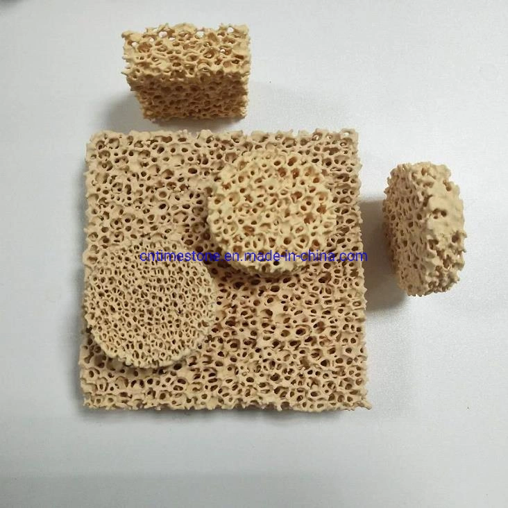 Zirconia/Zro2/Zirconium Oxide Ceramic Foam Filter 1700 C for Carbon Steel, Steel Alloy and Stainless Steel Casting and Foundry