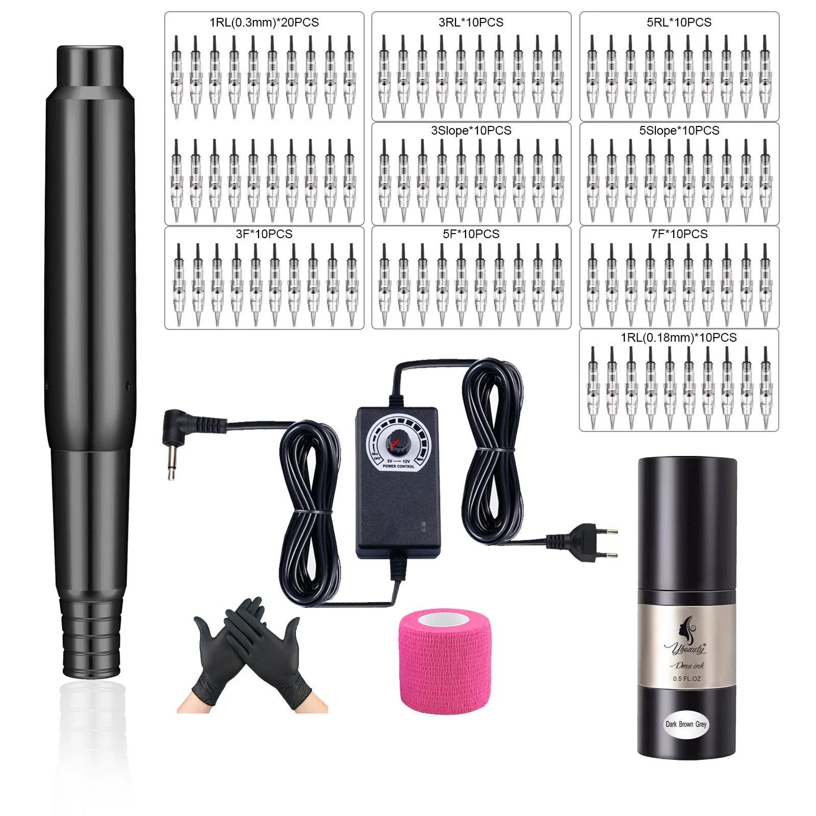 OEM Professional Semi-Permanent Multi-Functional All-in-One Set Electric Tattoo Pen Authentic Tattoo Kit