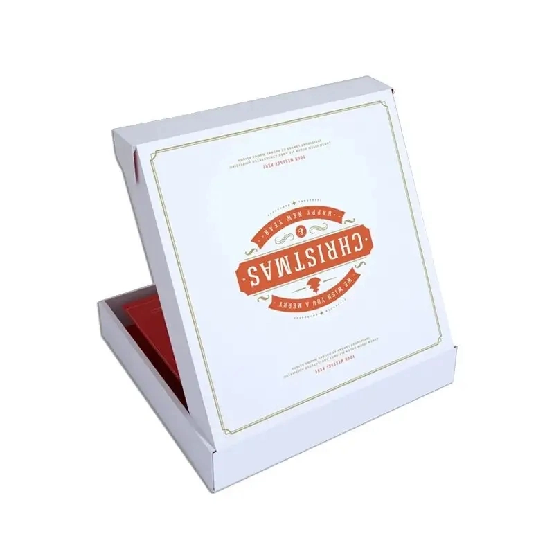 Pizza Box Disposable Wooden Take-out Paper Packing Box Biodegradable